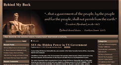Desktop Screenshot of behindmyback.org